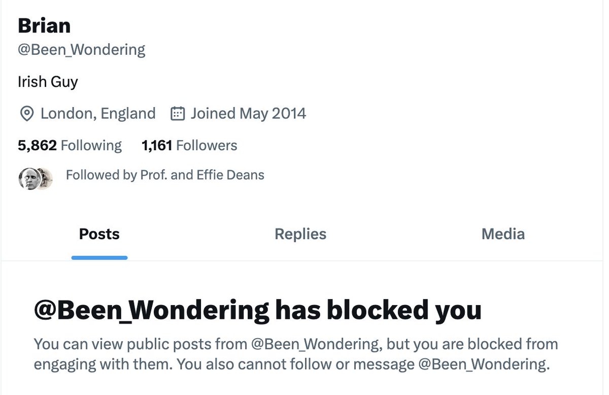 An abusive antisemite calls you a Zionist despite not being Jewish and immediately blocks you so you cannot respond. Typical low IQ coward.