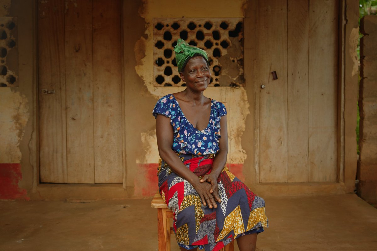 Meet Ama. Her daughter, Mauto, started as an apprentice at the artisanal center that <a href="/impact_stream/">Impact Stream</a>'s community helped fund back in January of this year.

Along with 5 other students, Ama's daughter is learning how to earn an income from sewing, embroidering, stitching, and more.