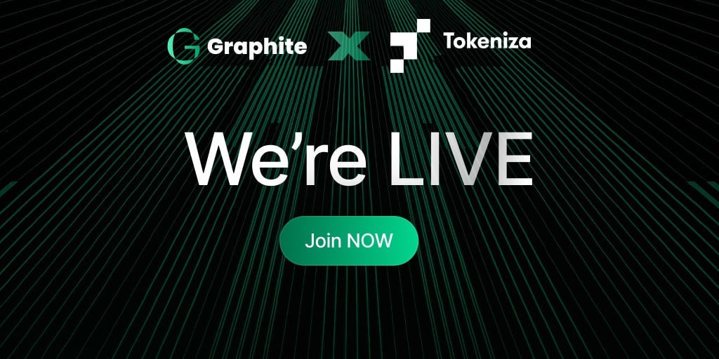 GraphiteNetwork's tweet image. 🎙 We’re LIVE! AMA — @GraphiteNetwork x @Tokeniza_tknz 

Join us right now to talk about the future of tokenized Real-World Assets and how $@G connects Web3 with real economies 🌍

🔗 Join the AMA now — youtube.com/watch?v=kkfwaD…

#AtGraphite #Tokeniza #RWA #DeFi #AMA
