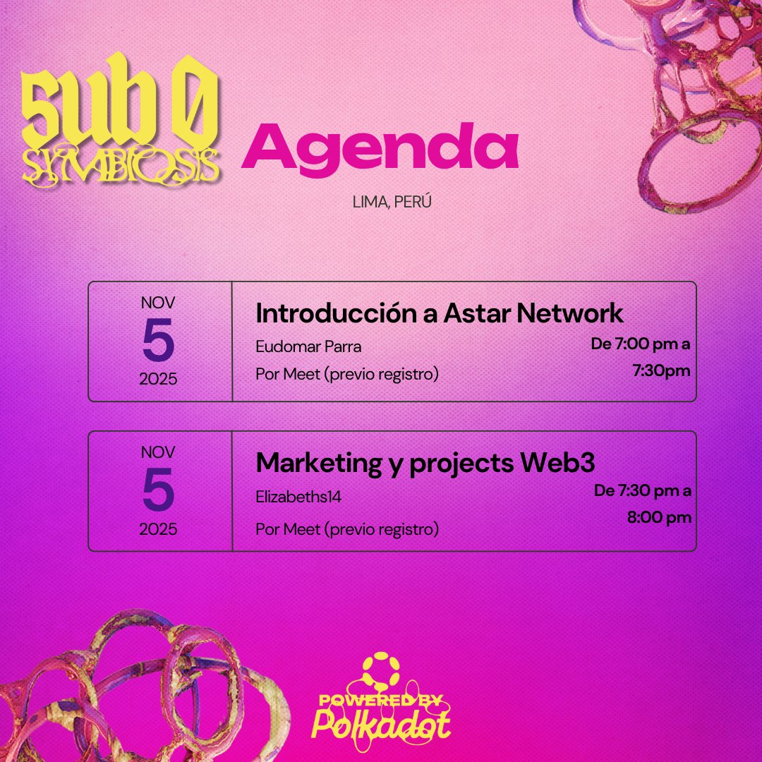casi_audi's tweet image. 🚀GM frens  ¡Seguimos con la agenda #RoadToSub0!
Para brindarles una mejor preparación a los participantes, hemos organizado sesiones previas que los ayudarán a desarrollar sus proyectos rumbo a la hackathon. 💡