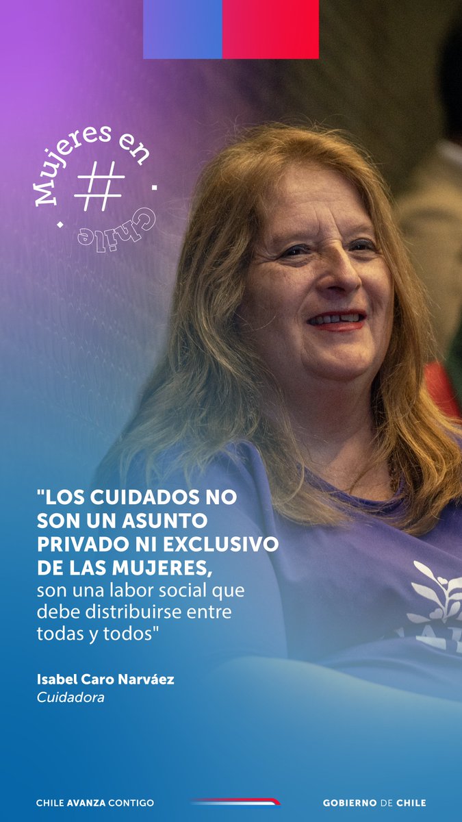 En el Día Internacional de las Personas Cuidadoras te contamos que el proyecto #ChileCuida sigue avanzando en el Congreso buscando reconocer esta labor que realizan día a día miles de mujeres. Si eres una persona cuidadora, obtén tu credencial. Revisa chilecuida.cl 📲