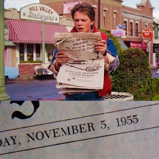 Remember this happened…

#BackToTheFuture #History