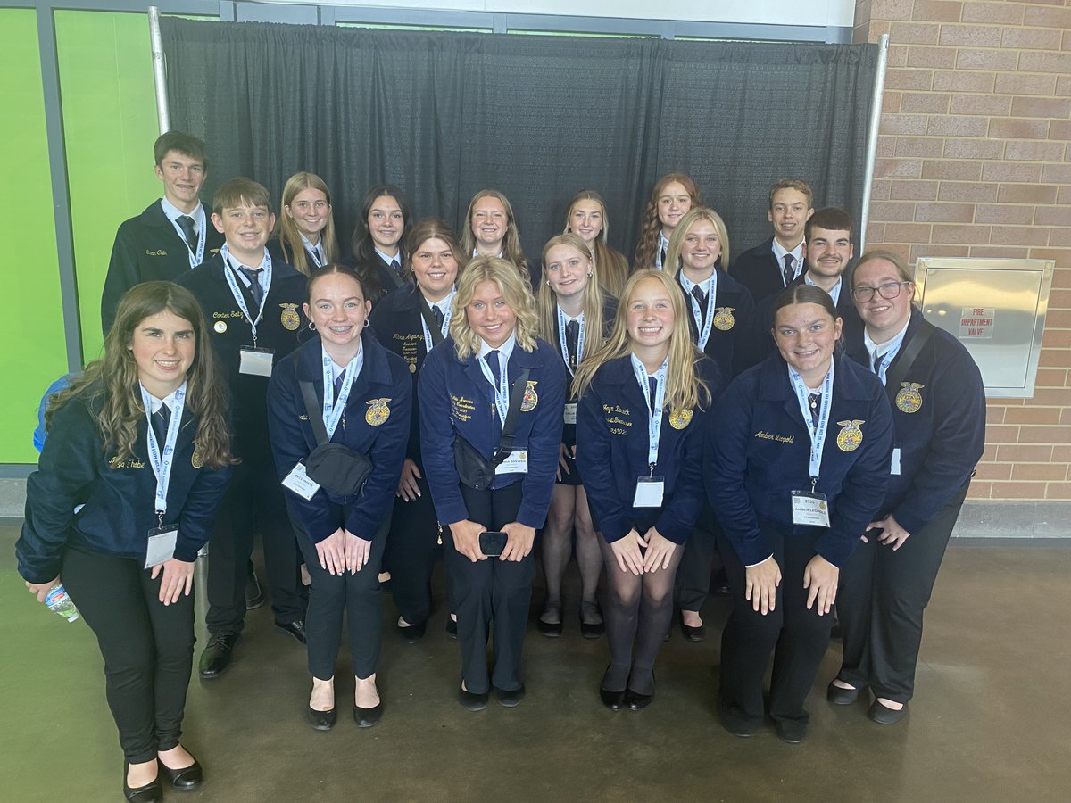 AnnaFFAChapter's tweet photo. The Anna FFA Chapter made their mark at the National FFA Convention! Members attended sessions featuring A’Ric Jackson and Secretary of Agriculture Brooke Rollins, and toured ag industries like J&amp;M, Mullen Dairy and Creamery, and NAAMCE. https://t.co/TJfg8Z1PZy