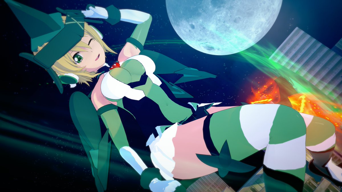 "Just like one of those witches on Halloween night, dess~!"
"I'm pretty sure it was a broom, Kiri-chan..."
#SYMPHOGEAR #シンフォギア #symphogearxd #コイカツ #koikatsu #KoikatsuParty