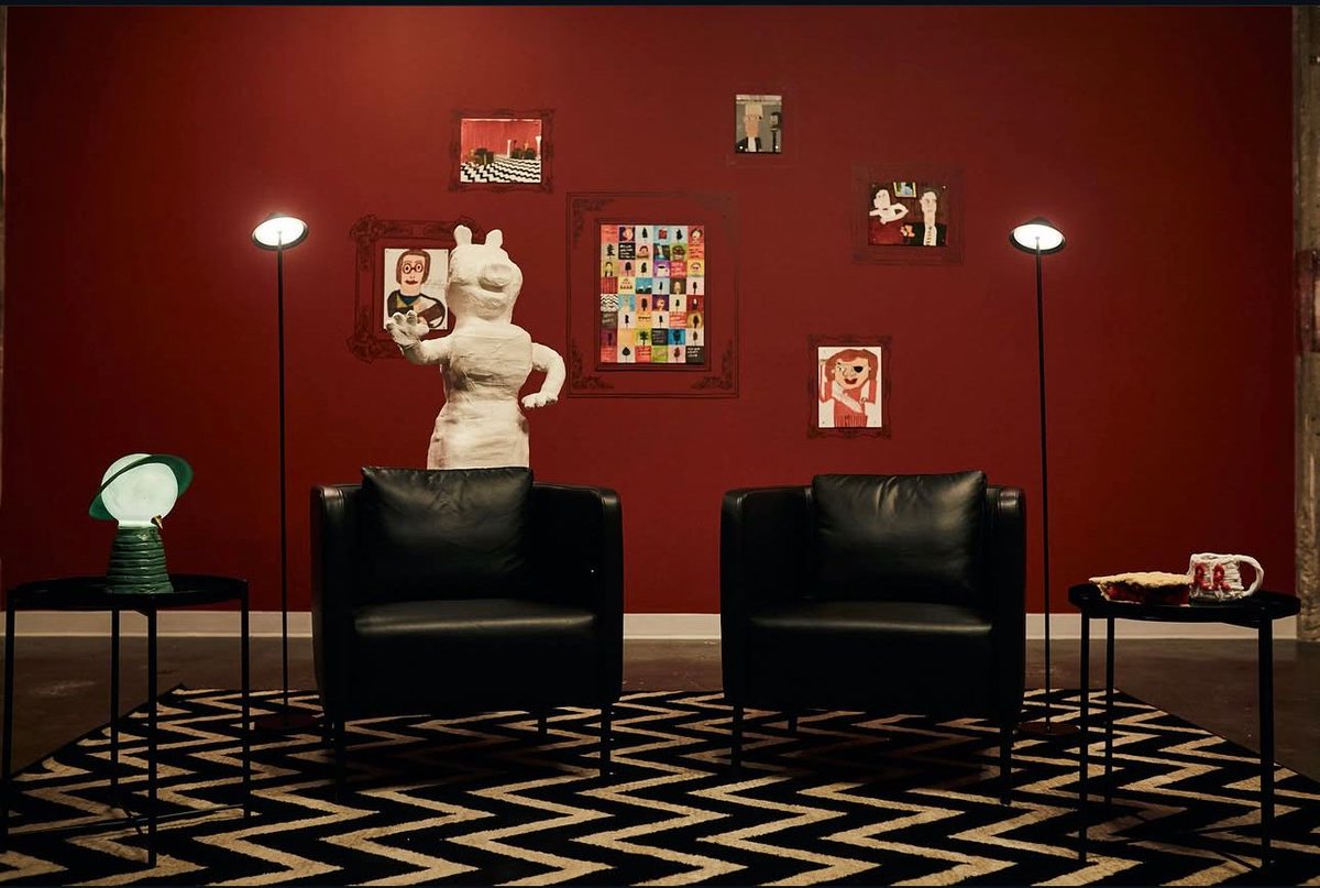 We're so excited to see work by Art Enables artists Mike Knox and Charmaine Jones in SAGE Studio's amazing Twin Peaks-themed exhibition, "The Owls Are Not What They Seem", thru 11/21 at SAGE in Austin, TX. buff.ly/dDWYMXE 

1. Mike Knox 2. Charmaine Jones 3. install view