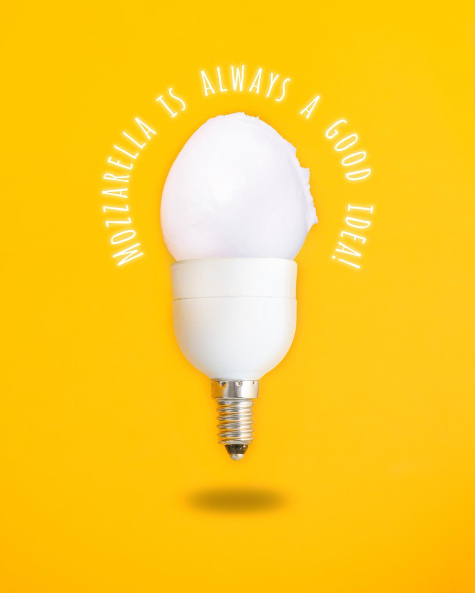 Mozzarella is always a good idea! 💡🤍
#mozzarelladop