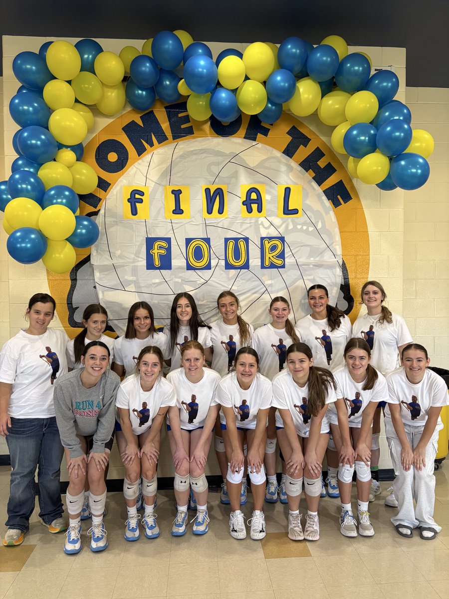 EBVBALL's tweet image. Headed to St Joe Civic Arena for our state semi-final today!