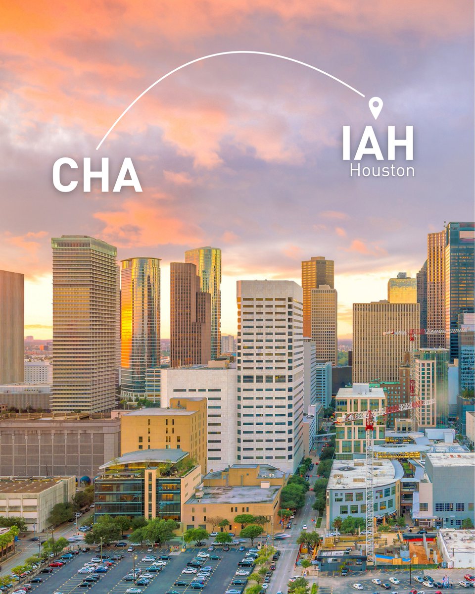 Thinking about Houston? So are we🤠🚀

Starting March 30, 2026, United will start two daily flights to Houston, Texas (IAH).

Book your flight at tr.ee/chattanoogaair…