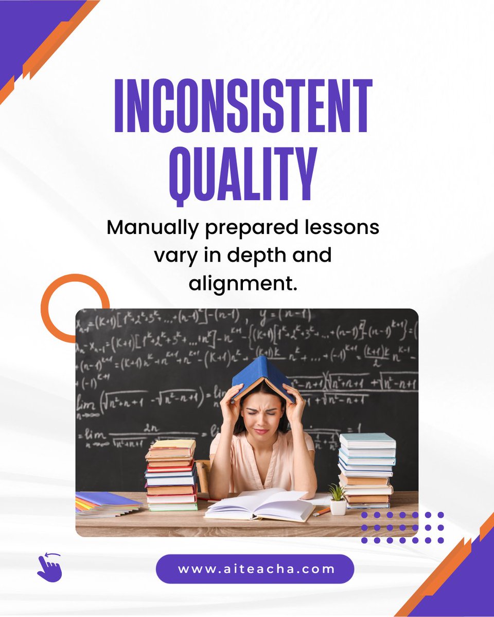 AITeacha_Online's tweet image. Check out these slides to see the problems teachers face, and how AiTeacha is solving them!
Smarter teaching starts here. 

📲 Visit aiteacha.com
#AiTeacha #EdTechNigeria #TeachingMadeEasy #SmartTeaching #AIinEducation