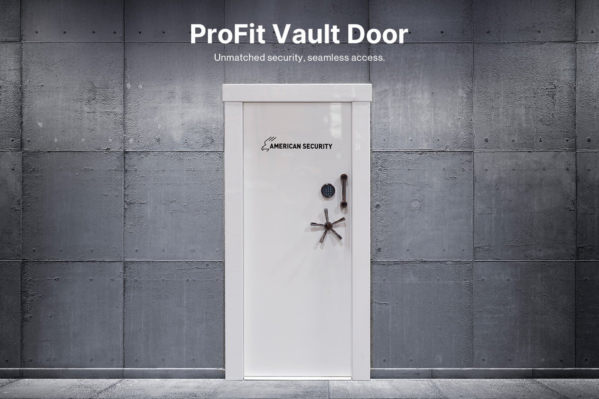 The new ProFit Vault Door redefines home protection.
🧱 Modular design = faster install
🎨 Complete customization
🔥 0.5" thick steel + fire-resistant core

Explore all its features here: hubs.li/Q03Q0KDT0