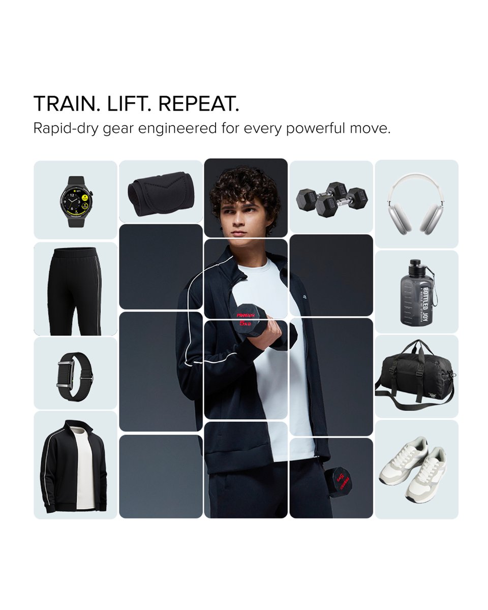 maxfashionMENA's tweet image. Strong sessions start with the right essentials.
For yoga flows 🧘‍♀️ to paddle play 🎾. Discover the new collection designed to move with you.✨

#MaxFashion #MyMaxStyle #ActiveEssentials #MaxMen #TrainInStyle #BreathableGear #PerformanceReady