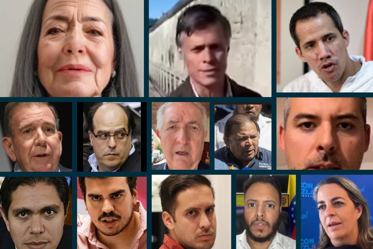 luisratti_ve's tweet photo. #ULTIMAHORA
Aquí las 10 plagas que pasaron por Venezuela 

*1) María Corina Machado 
*2) Leopoldo López 
*3) Juan Guaidó 
*4) Edmundo González 
*5) Julio Borges 
*6) Antonio Ledezma 
*7) Andrés Velasquez 
*8) Yon Goicoechea y Lester Toledo 
*9) Orlando Avendaño, Eduardo Menoni y Emmanuel Rincón 
*10) Magalli Meda 

TODOS DEJARON DE SER VENEZOLANOS.

Hoy hablaremos de esto en Youtube!
#Venezuela #URGENTE #5Nov #Noticias
