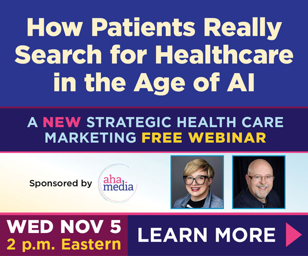 Last chance to register! Join us TODAY @ 2pm ET for our free #webinar, "How Patients Really Search for Healthcare in the Age of AI." You'll learn how #AI is reshaping search behavior for health content &amp; strategies to adapt to these changes. Register here: ow.ly/Y9fB50Xm6k2