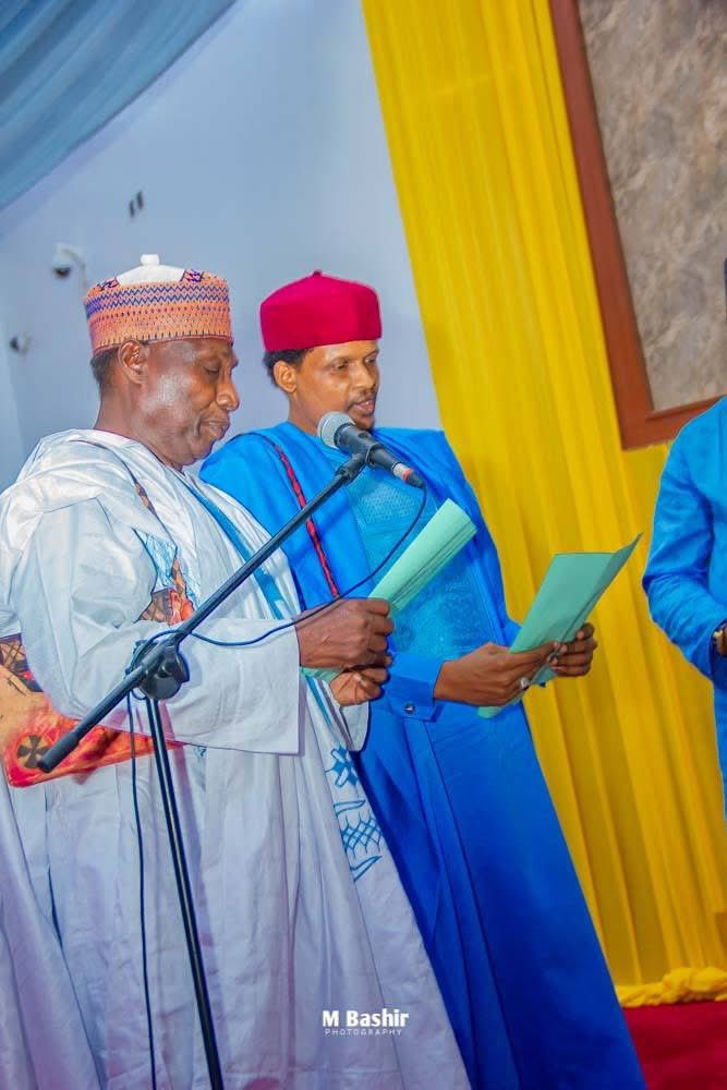 abbatibukar's tweet photo. Alhamdulillah. Yesterday,  I took the oath of office as Special Advisor on Local Government and Chieftaincy affairs to the Executive Governor of Yobe state Honorable Mai Mala Buni, CON. https://t.co/cXWoYRrdWH