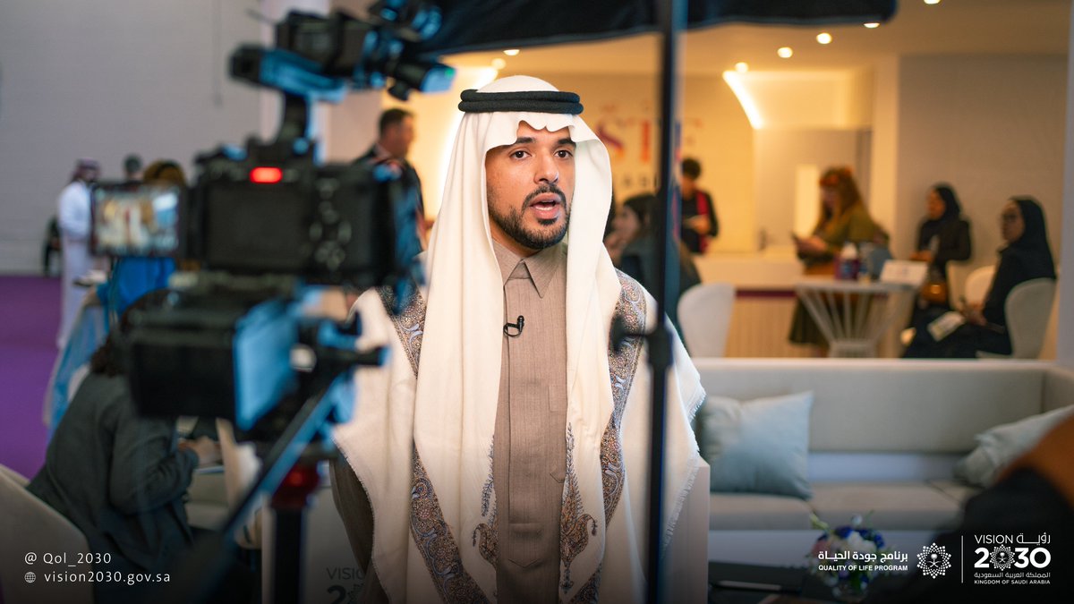 QOL_2030's tweet photo. على هامش مشاركته في معرض السفر العالمي المُنعقد في لندن، استعرض #برنامج_جودة_الحياة لجمهور المعرض مسيرة التحوُّ�� التي تشهدها المملكة في ظل #رؤية_السعودية_2030، وما تفتحه من آفاقٍ لتعزيز نمو وتطور الجميع. https://t.co/At8KVWOXaW