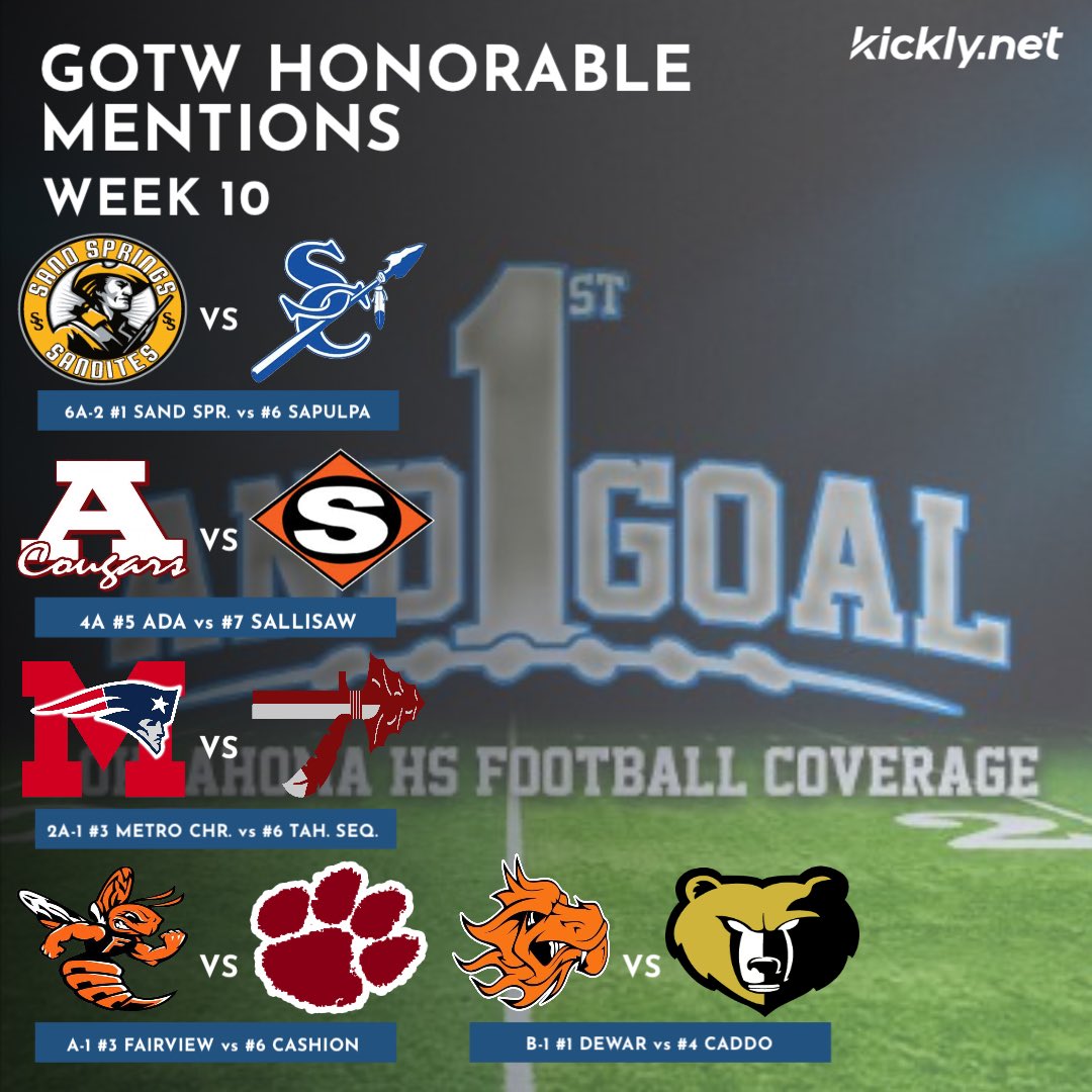 1st And Goal: OK HS Football tweet media