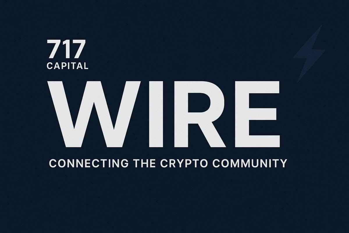 Pollob_crypto's tweet image. Last call for the @717Capital Wire ⚡
The community’s been buzzing — alpha, plays, and pure signal.
If you’re not plugged in yet, you’re missing the current.
Final hours. Let’s finish strong 💪
#717Capital #Wire #Crypto #DeFi #AlphaCommunity
