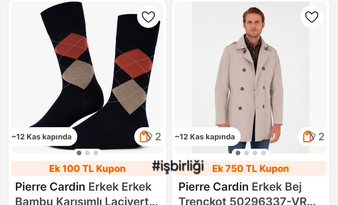 Kısa süreliğine;

Pierre Cardin’de %50 indirime ek olarak 500 LİRA kupon fırsatı var, kaçırmayın.

Link👉app.hb.biz/wRsZarsHKMXH
