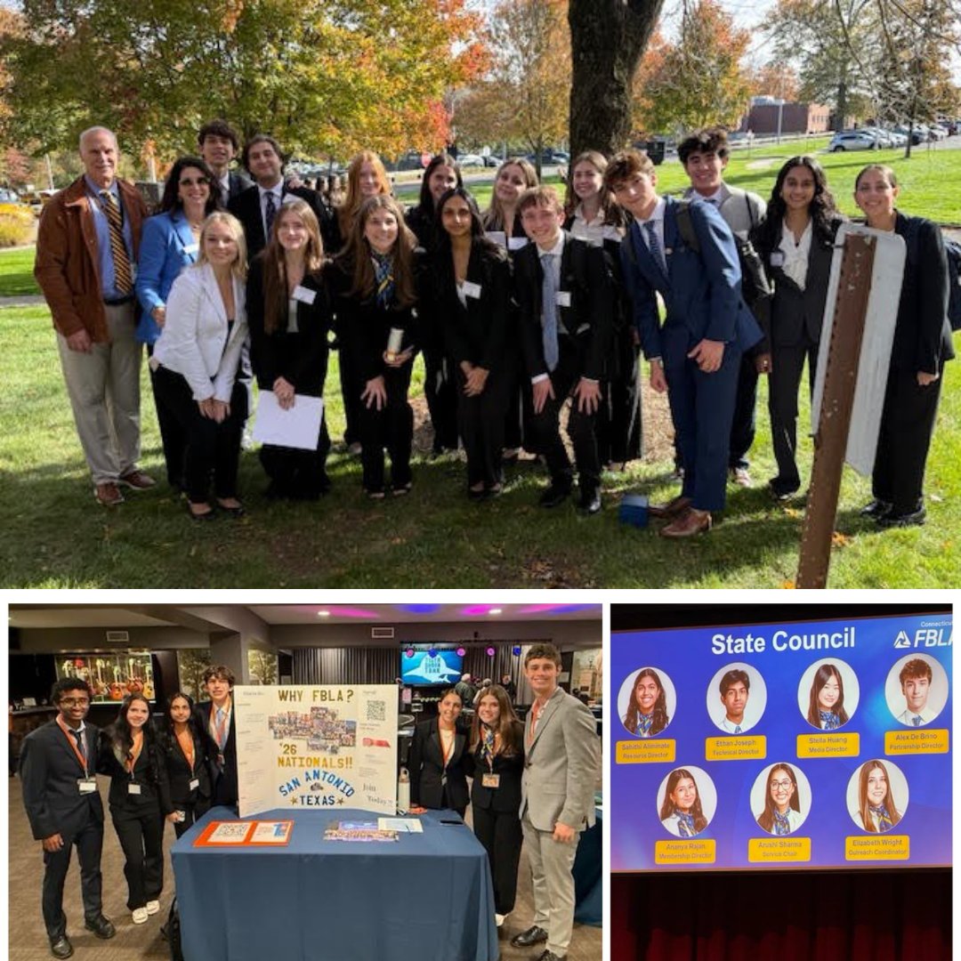 RHS FBLA (Future Business Leaders of America) Student Leadership Team attended the Annual Fall Leadership Conference at the University of Hartford on Wednesday.
Read more in the most recent RPS Update: app.smore.com/n/yt9pf