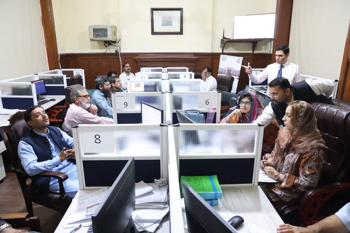 PIPS_GOV's tweet image. PIPS is organizing a three-day In-house training on Artificial Intelligence (AI) for the officers of the Punjab Assembly Secretariat. A total of 40 participants attended the training, which focuses on developing practical skills to apply AI tools for improved efficiency.