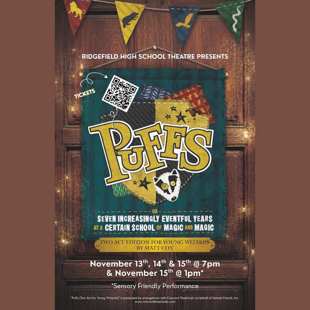 RHS Fall Play—November 13, 14, and 15!

Tickets available on the Theatre Booster website (rhsperformingarts.info) or following QR code on the flyer.