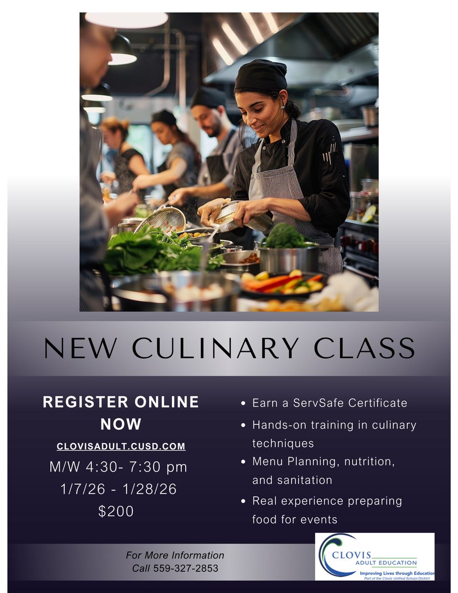 Turn your passion for cooking into a career!
Our Culinary Arts program trains students for success in the fast-paced food service industry. Learn in a professional, hands-on environment that mirrors a real cooking academy.
REGISTER NOW ON OUR WEBSITE: go.asapconnected.com/?org=4978#Even…