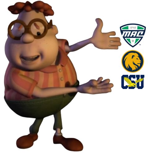 midweek_matty's tweet photo. MACtion-istas, it’s Carl Wheezer Wednesday! But I also haven’t forgotten about you Midweek Mid-Major #Sickos 

🏈 
2 Leg Teaser (7 pt, -130)
- NIU +21.5
- NIU/Toledo U 49.5 
Kent St/Ball St U 48 (-120)

🏀 
Coppin St +15.5 (-110)
E. Texas A&amp;M +21 (-110)

#SportsGambling #MACtion https://t.co/MZwPaTJiXo