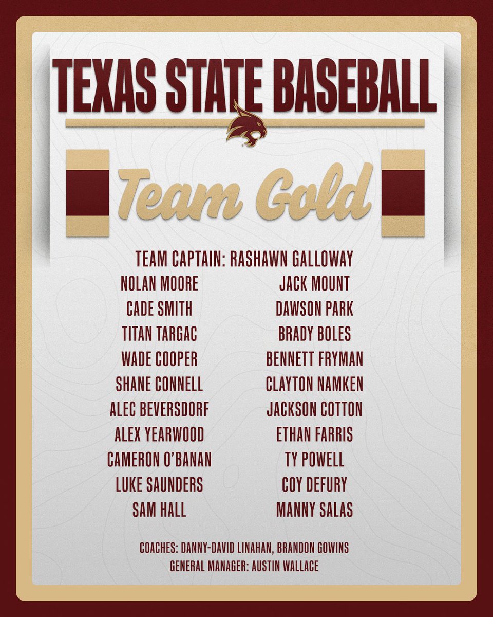 Texas State Baseball tweet media