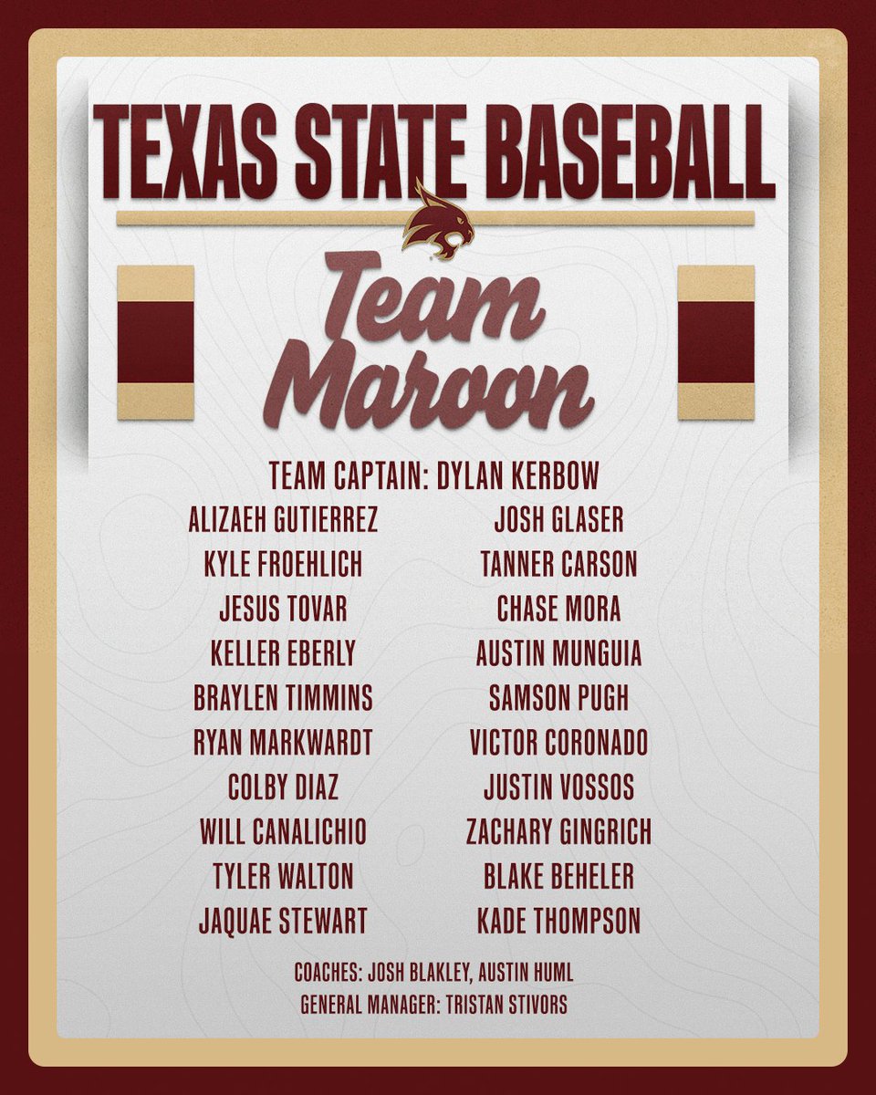 Texas State Baseball tweet media