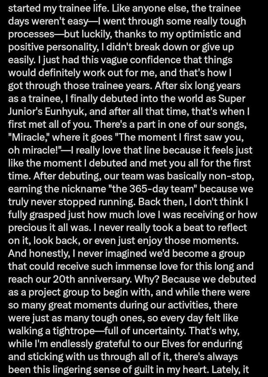pc8anns's tweet photo. Eunhyuk's letter, auto-translated from this post

ㅠㅠㅠㅠ https://t.co/dahakwRd1Q