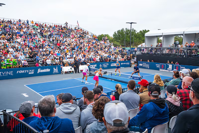 momentousHQ's tweet photo. The growth of pickleball's professional league (UPA) is crazy:  

• $60 million in annual revenue 
• $30 million in sponsorship deals
• 110,000 tickets sold this year 
• $33 million in player compensation

Tennis, you're up. https://t.co/lDdZmwyI5E