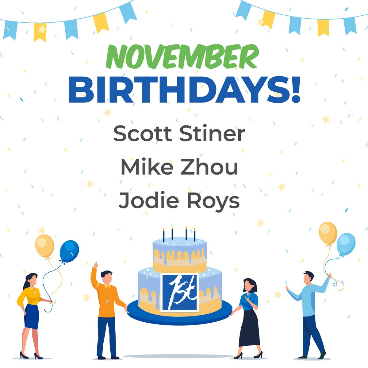 UticaFirstInsCo's tweet image. Join us in celebrating Scott Stiner, Mike Zhou, and Jodie Roys this month! Your hard work, dedication, and positive energy make #UticaFirst a great place to work. We hope your birthdays are filled with joy and celebration! 🥳

#TeamUFIC #HappyBirthday