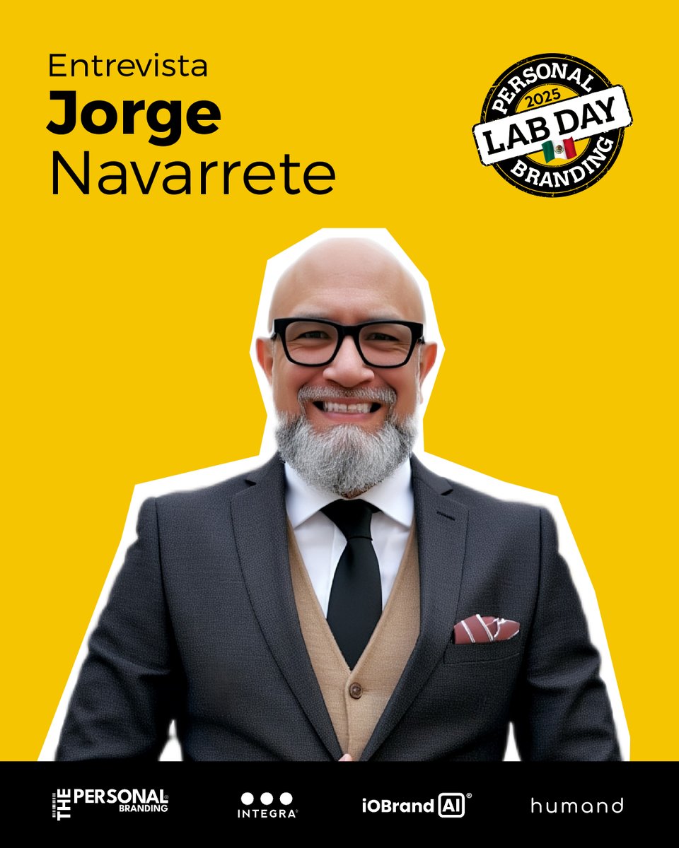 🚀 “Marca personal para emprendedores - del contexto a la acción.”
<a href="/BrandPersonalES/">Brand Personal</a>  Jorge comparte cómo usar la comunicación, el networking y el propósito para impulsar tu negocio.

🎥 Entrevistas #PBLabDay2025 

👉🏻Disponible en 🟣Humand &amp;🔴  YouTube
 tally.so/r/mekeGk