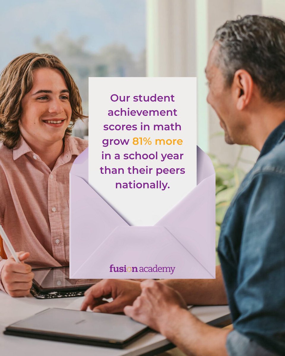 FusionAcademy's tweet image. When learning clicks, growth skyrockets 🚀

*These numbers are based on Fusion students’ year-over-year average MAP growth rate compared to the average MAP growth rate of their national grade-matched peer group.

#fusionacademy #education #learndifferently