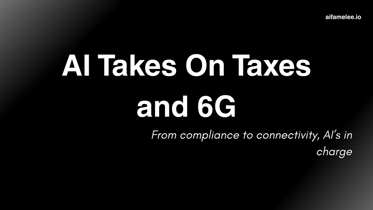 AiFamelee's tweet image. Tax prep just got automated! 🤯 Thomson Reuters released Agentic AI to cut compliance time by up to 60%. Nokia is testing an AI-powered 6G receiver to boost coverage. AI is tackling complexity across all major industries. 

#TechAdvancements #BusinessAI #Automation