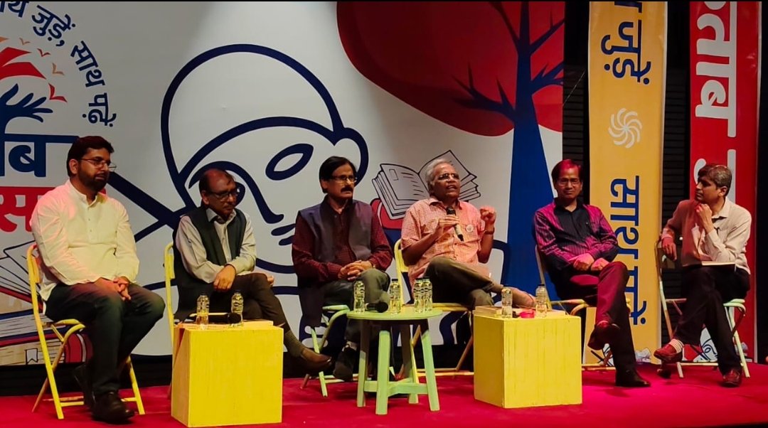 Honoured and delighted that my Hindi translation of <a href="/khalid_jawed/">khalid Jawed</a>'s Arsalan aur Bahzad was officially launched today at Windermere Theatre, Bareilly, by the distinguished poet, thinker and critic Udayan Vajpeyee.
A moment of immense joy, celebrating depth, language &amp; imagination!