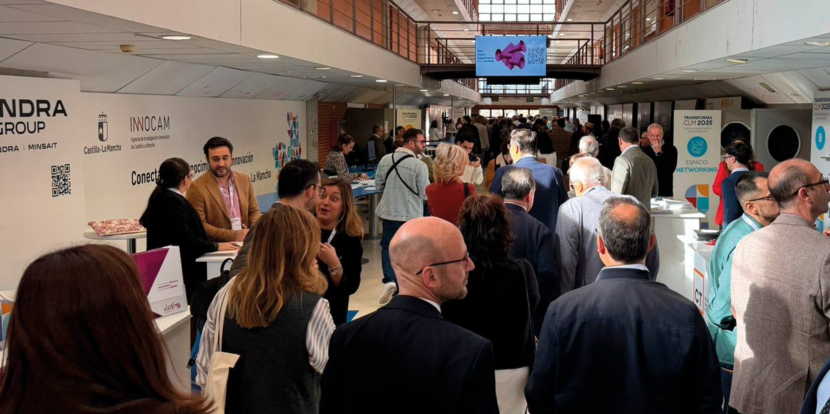 itapdipualba's tweet photo. Hoy hemos asistido a la II Feria #TransformaCLM 2025, Cuenca.
El #ITAP y @dipualba presentes junto con 300 participantes y 50 empresas
Punto de encuentro para impulsar la innovación,transferencia de conocimiento y alianzas entre empresa-universidad-centros tecnológicos. https://t.co/WapNYSDu28