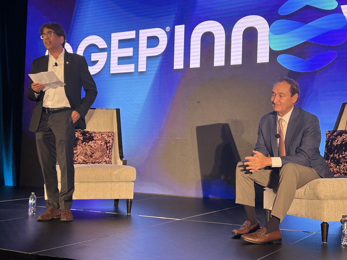 gepsoftware's tweet image. From navigating turbulence to driving transformation, Oscar Munoz, former CEO of United Airlines, and GEP CEO Subhash Makhija discussed what defines effective leadership in times of change, and why connection, trust and adaptability matter more than ever.