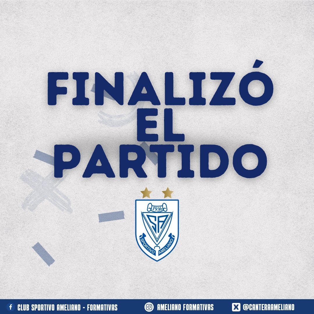 canterameliano's tweet photo. 🗓 𝐇𝐞𝐩𝐭𝐚𝐠𝐨𝐧𝐚𝐥 𝐅𝐢𝐧𝐚𝐥 

 ✅️ 𝐒𝐮𝐛 𝟏𝟓

• Sp. Ameliano 3-3  Libertad 

Goles: Alfredo Palacio,  Maykol Rolon y Jhonny Morinigo.

#𝐋𝐚𝐅𝐚𝐛𝐫𝐢𝐜𝐚⚽️🏃
#𝐀𝐦𝐞𝐅𝐨𝐫𝐦𝐚𝐭𝐢𝐯𝐚𝐬 🤍💙 https://t.co/WYn1y8aCLa