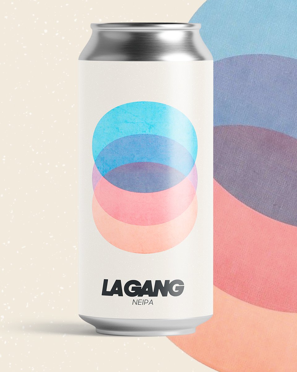 PENTAWARDS's tweet image. Brasserie La Gang&apos;s #packagingdesign features minimalist aluminum cans with bold geometric graphics, layered colour gradients, and strong black typography. A matte finish enhances the modern, graphic look and gives each variant its own visual identity. #DailyDesignInspiration
