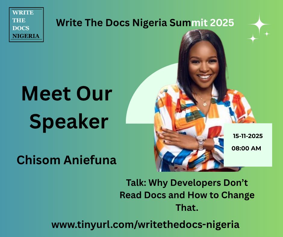 🎙 Exciting news!

We’re thrilled to announce Chisom Aniefuna as a speaker at the #WTD Nigeria Summit 2025 – Lagos Edition! 🇳🇬

✨ Chisom, a Product Manager passionate about data-driven strategy.

🗓 Nov 15, 2025 | 📍 Lagos, Nigeria
🔗 Register now: luma.com/qpq2lktt
#wtdNG