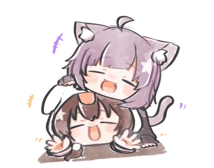 キャッキャッ