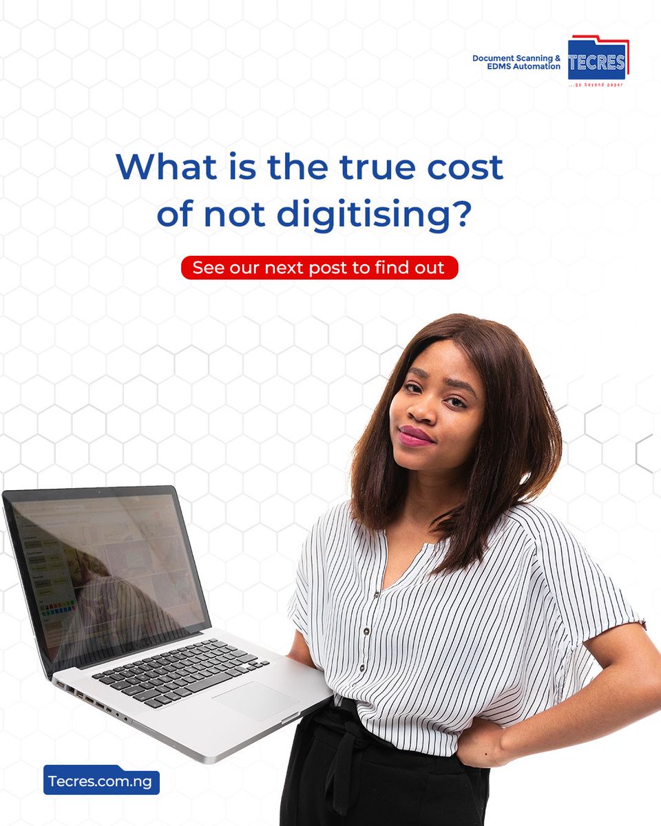 TecresTNL's tweet photo. Digitisation plan isn't a capital expense; it's an investment in operational efficiency, long-term savings, and robust data security.
Ready to save money while protecting your records? Send us a DM!
#DigitalTransformation #DocumentArchiving #SmartBusiness #CostEffective https://t.co/wj56L6MEsj