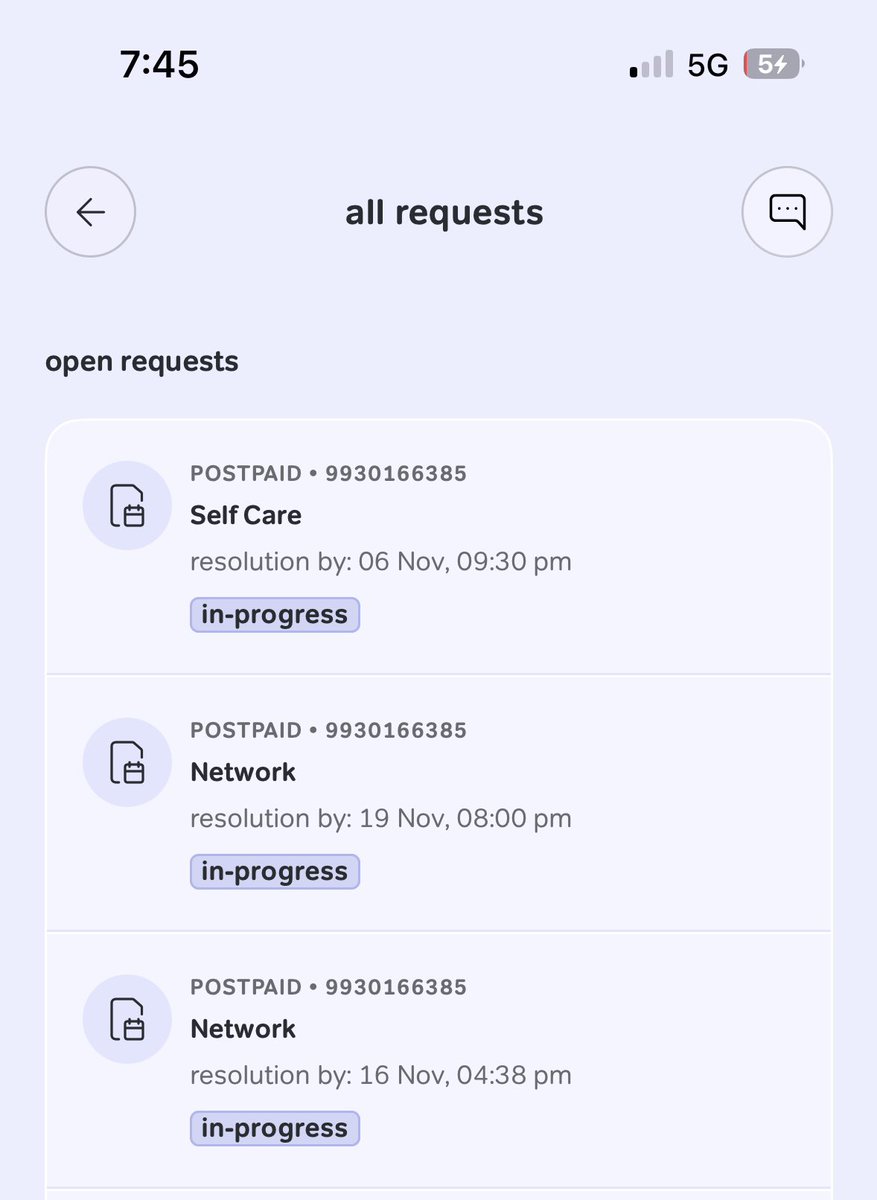 shaurya0808's tweet photo. @airtelindia @Airtel_Presence @airtelnews Dear Airtel,

I have given up on the quality of your network connectivity services and your pathetic customer care services.
I am tired of complaining and raising uncountable tickets and service requests to achieve any resolution. https://t.co/cNDw3egUUH