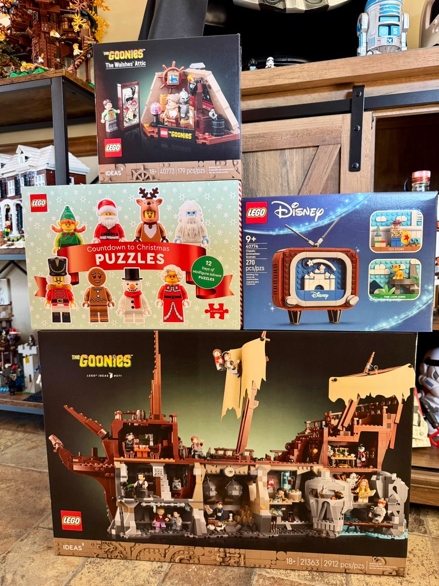 WDWdrunktrooper's tweet image. Hey you guys!!!  #LEGO delivery day.

#TheGoonies #Disney @LEGO_Group