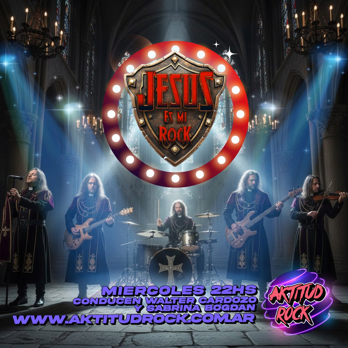 JESUS ES MI ROCK POR AKTITUD ROCK

Miércoles - 22Hs
Anfitriones Walter Cardozo y Sabrina Bogdan.

aktitudrock.com.ar

#heavymetal #rock #radioonline #escenaunder #powermetal #industrialmetal <a href="/jesusesmirock/">jesus alberto moran</a> #AktitudRock #argentina #chile