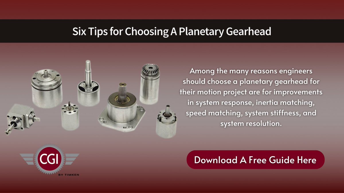 Discover 6 essential tips for selecting the right planetary gearhead for your #motioncontrol project. 

Unlock key insights for success—get your free guide now: bit.ly/2LdpAze