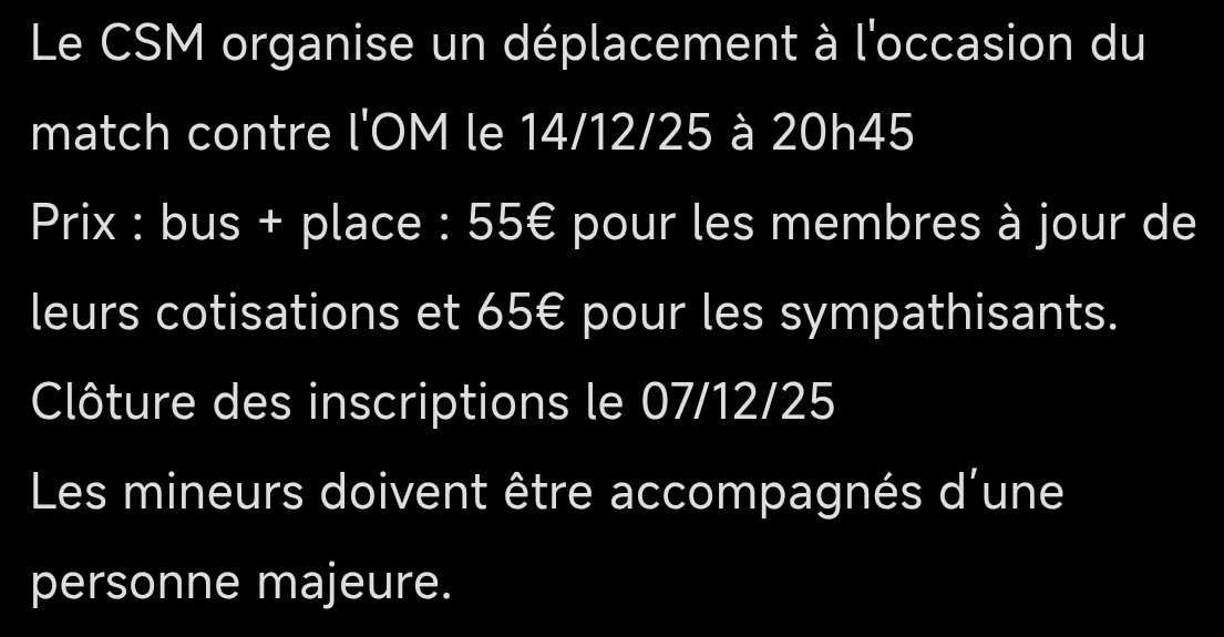CSMonaco's tweet image. Info déplacement #OMASM ! #DagheMunegu #ASMonaco #Partouttoujours