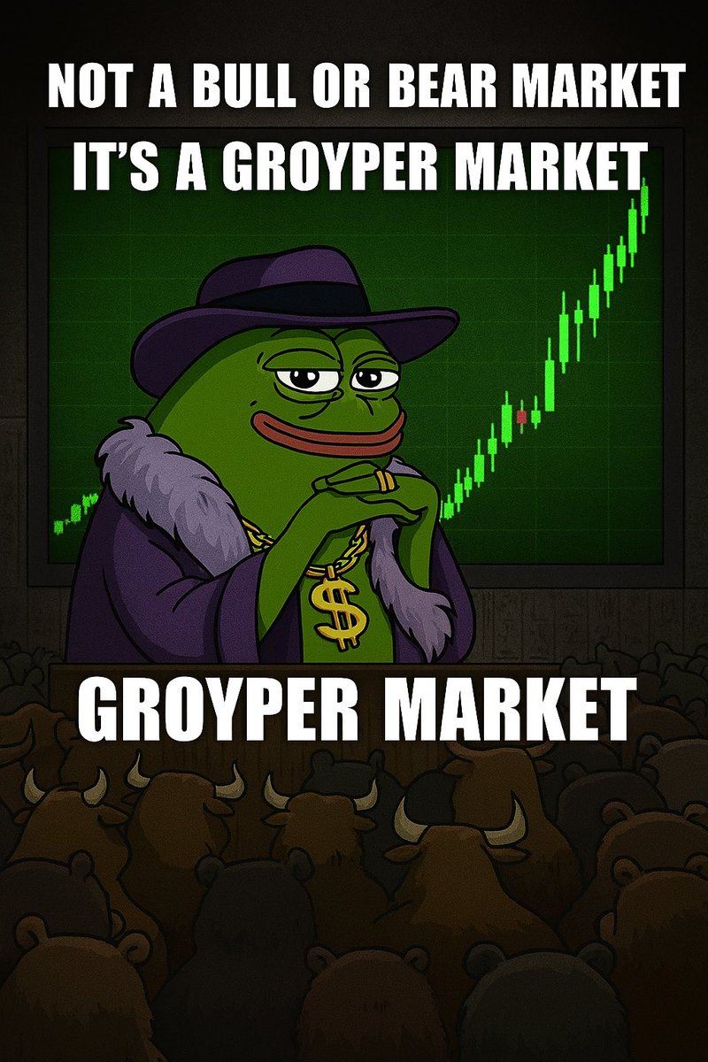 GROYPERonPLS's tweet photo. Day 61 of the $GROYPER market
๐ธ $PUMP tires launch
๐ธ Actually memeability
๐ธ IRL movement with hundreds of millions of views
๐ธ Muhfuggin AURA
$SOL $ETH users #Bridge2PLS using @LibertySwapFi and ape the toad
https://t.co/OIjYTyeJnX
0xdab https://t.co/lj6h1UKfb6