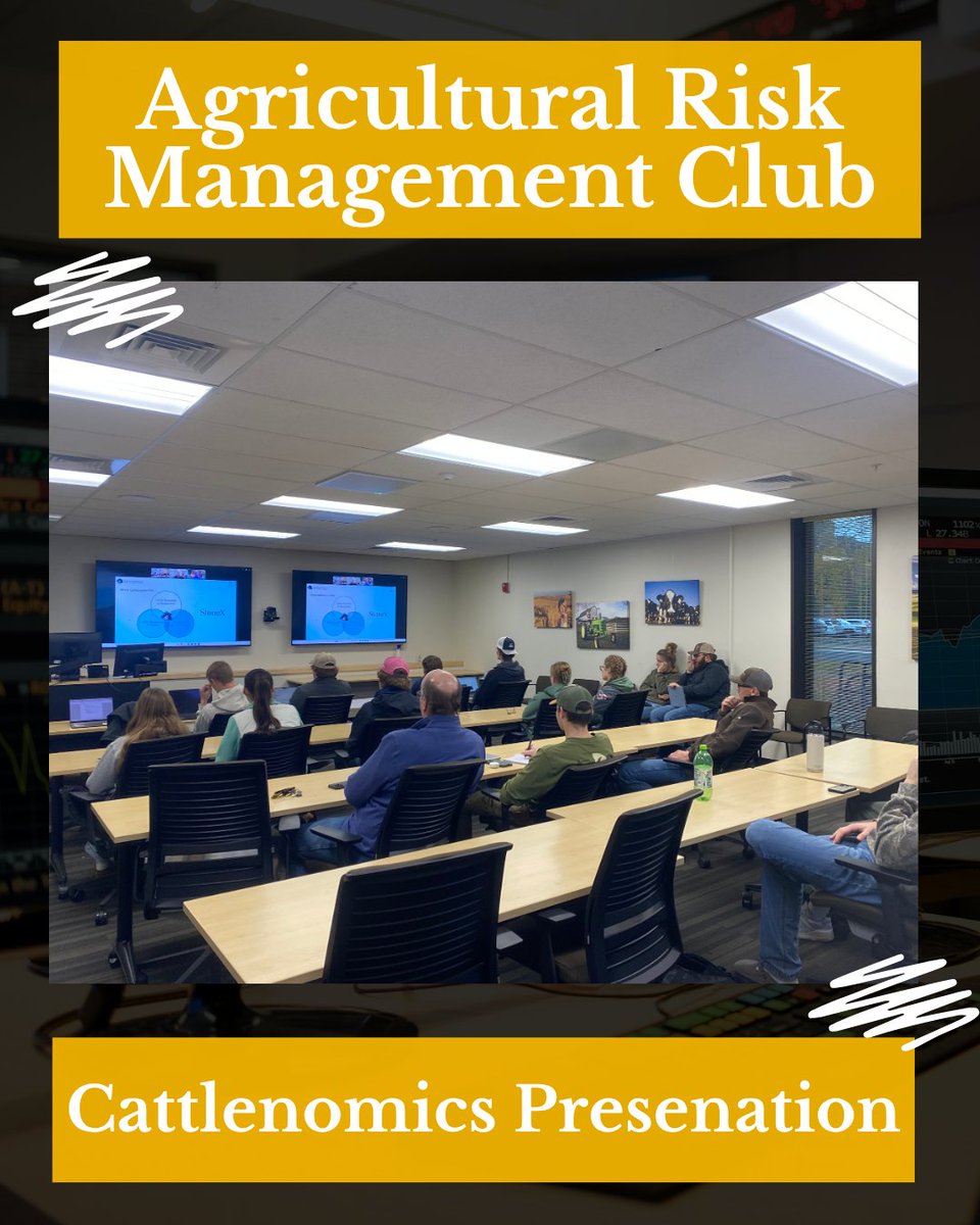 Thank you to Katy Doumit and Travis Hickey from Cattlenomics for joining us at our ARM Club meeting. Our members enjoyed learning about current trends in the cattle market, practices Cattlenomics is using to bring new market research into the industry, and career opportunities.